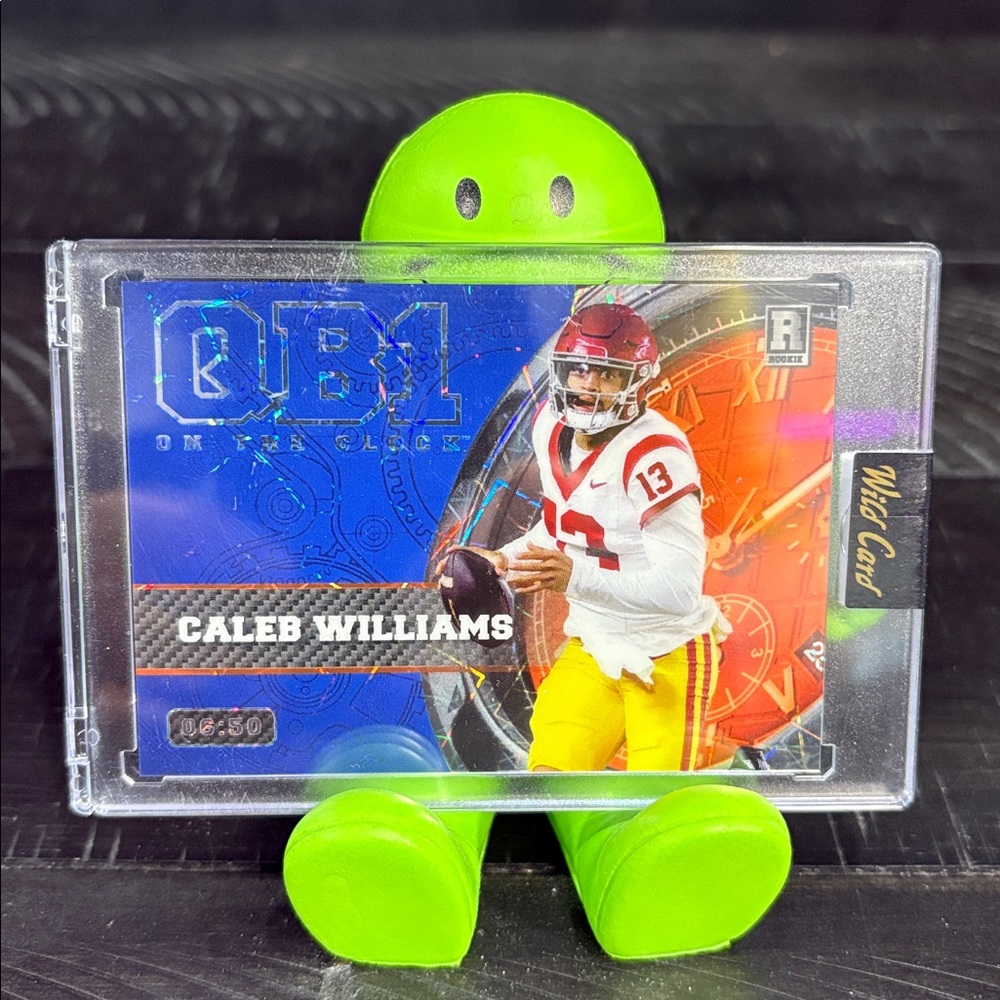 Caleb Williams QB1 On The Clock Rookie Card